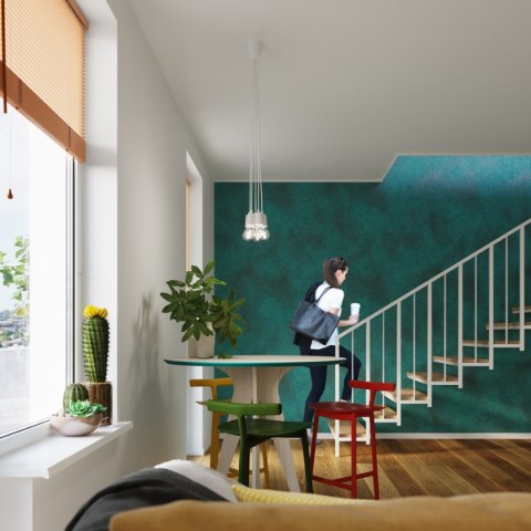 Lampa wisząca DIEGO 1 biała Lampa wisząca DIEGO 1 biała