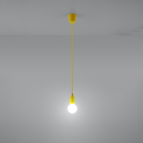 Lampa wisząca DIEGO 1 żółta Lampa wisząca DIEGO 1 żółta