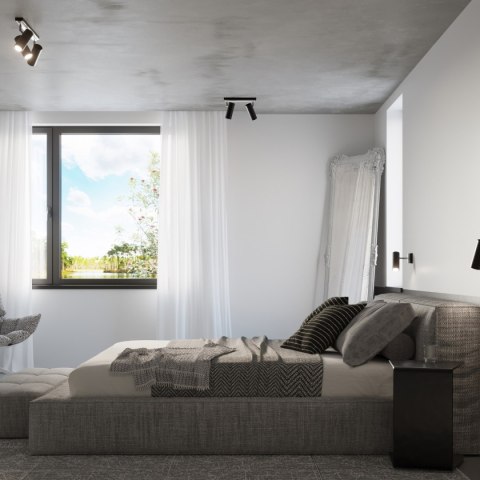 Plafon DIREZIONE 1 czarny Plafon DIREZIONE 1 czarny