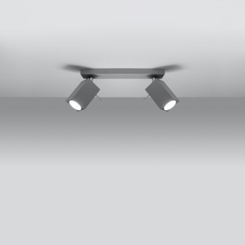 Plafon MERIDA 2 szary Plafon MERIDA 2 szary