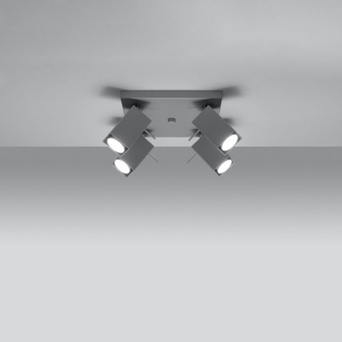 Plafon MERIDA 4 szary Plafon MERIDA 4 szary