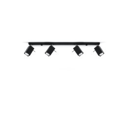 Plafon MERIDA 4L czarny