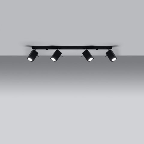 Plafon MERIDA 4L czarny Plafon MERIDA 4L czarny