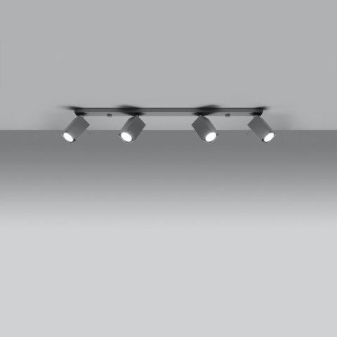 Plafon MERIDA 4L szary Plafon MERIDA 4L szary