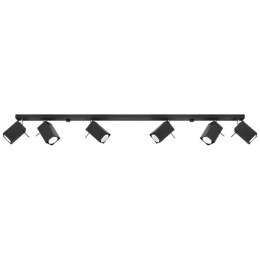 Plafon MERIDA 6L czarny