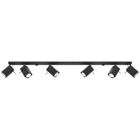 Plafon MERIDA 6L czarny