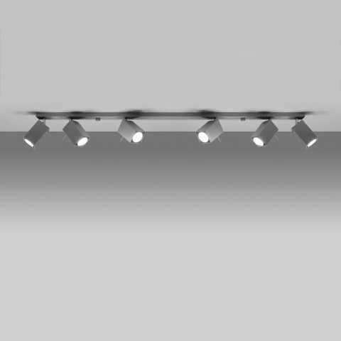 Plafon MERIDA 6L szary Plafon MERIDA 6L szary