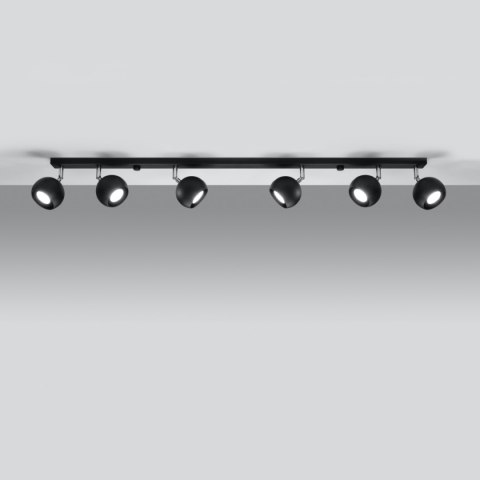 Plafon OCULARE 6L czarny Plafon OCULARE 6L czarny