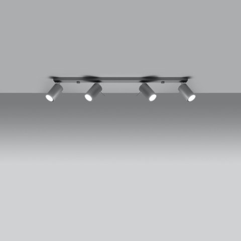 Plafon RING 4L szary Plafon RING 4L szary