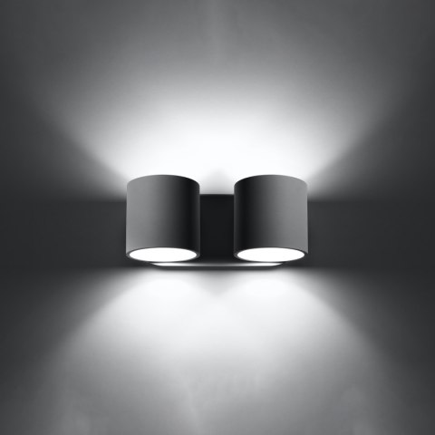 Kinkiet ORBIS 2 szary