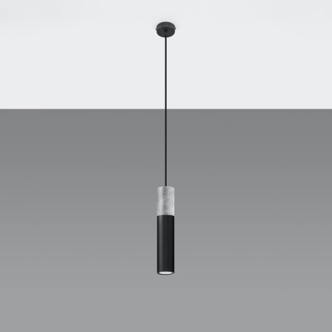 Lampa wisząca BORGIO 1 czarny Lampa wisząca BORGIO 1 czarny