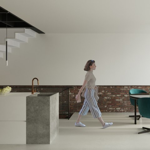 Lampa wisząca MOZAICA 1 czarny/chrom Lampa wisząca MOZAICA 1 czarny/chrom