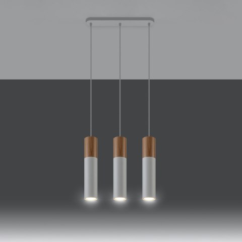 Lampa wisząca PABLO 3L biała