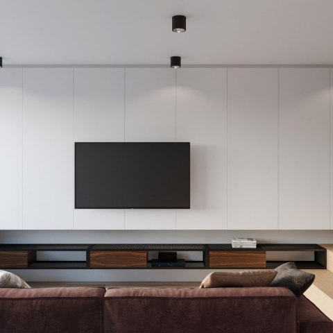 Plafon TIUBE czarny Plafon TIUBE czarny