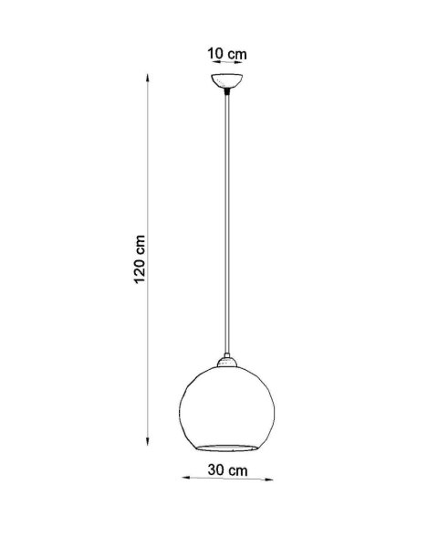 Lampa wisząca BALL czerwona Lampa wisząca BALL czerwona