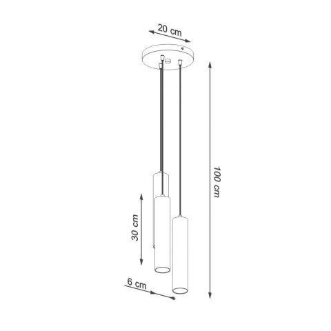Lampa wisząca LINO 3P Lampa wisząca LINO 3P