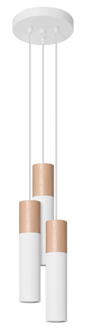 Lampa wisząca PABLO 3P biała Lampa wisząca PABLO 3P biała