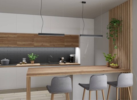 Lampa wisząca PINNE 150 szara 4000K Lampa wisząca PINNE 150 szara 4000K
