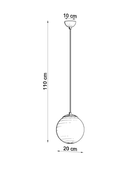 Lampa wisząca UGO 20 złota Lampa wisząca UGO 20 złota