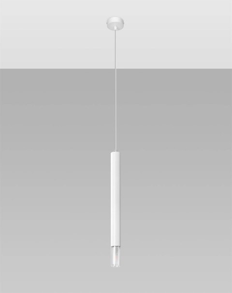 Lampa wisząca WEZYR 1 biała Lampa wisząca WEZYR 1 biała
