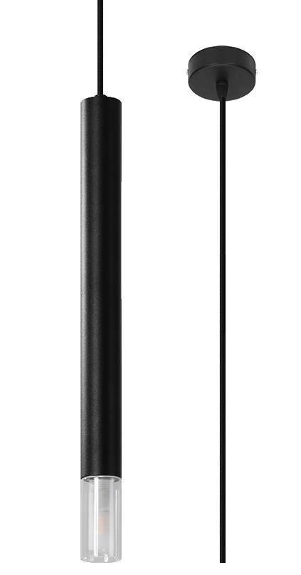 Lampa wisząca WEZYR 1 czarna Lampa wisząca WEZYR 1 czarna