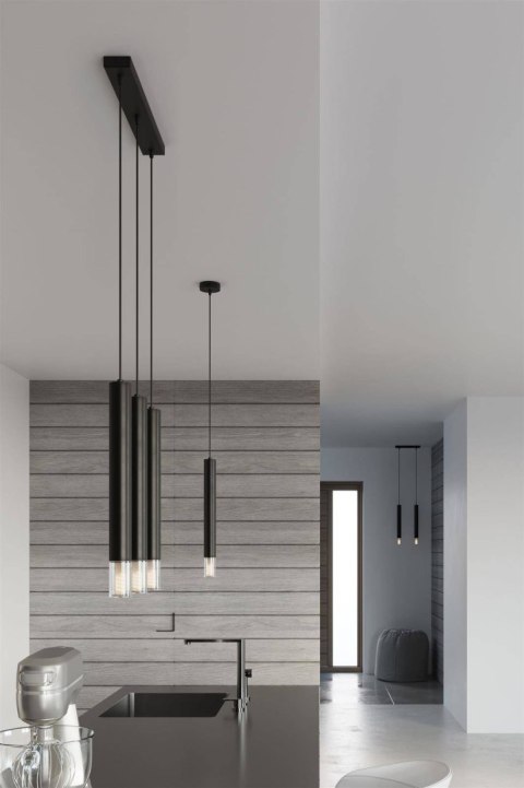 Lampa wisząca WEZYR 1 czarna Lampa wisząca WEZYR 1 czarna