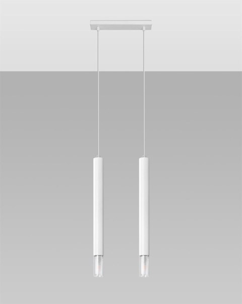 Lampa wisząca WEZYR 2 biała Lampa wisząca WEZYR 2 biała