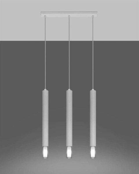 Lampa wisząca WEZYR 3 biała Lampa wisząca WEZYR 3 biała