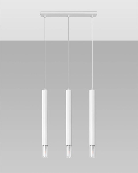 Lampa wisząca WEZYR 3 biała Lampa wisząca WEZYR 3 biała