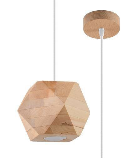 Lampa wisząca WOODY naturalne drewno Lampa wisząca WOODY naturalne drewno