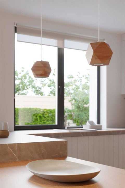 Lampa wisząca WOODY naturalne drewno Lampa wisząca WOODY naturalne drewno