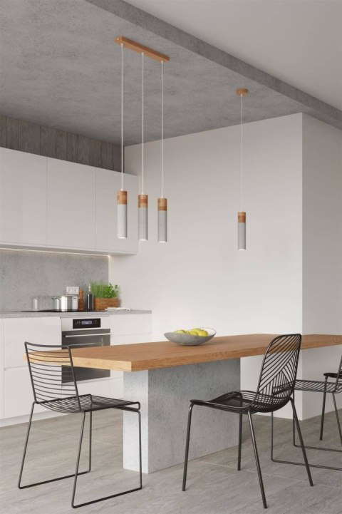 Lampa wisząca ZANE 1 szara Lampa wisząca ZANE 1 szara