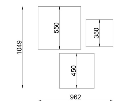 Plafon HORUS 55 czarny Plafon HORUS 55 czarny