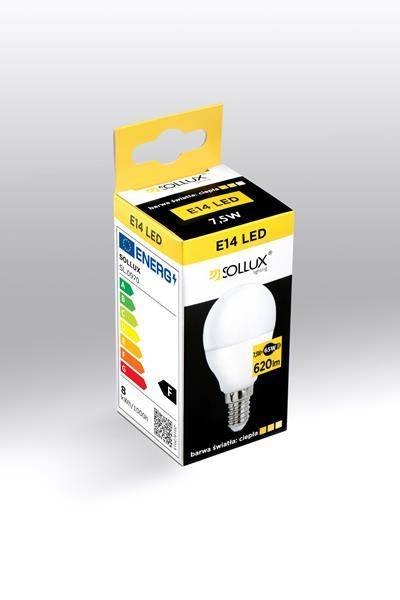 Żarówka LED E14 3000K 7,5W 620lm Żarówka LED E14 3000K 7,5W 620lm