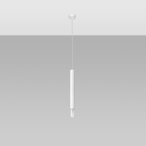 Lampa wisząca WEZYR 1 biała Lampa wisząca WEZYR 1 biała