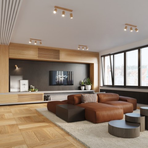 Plafon BERG 4 naturalne drewno Plafon BERG 4 naturalne drewno