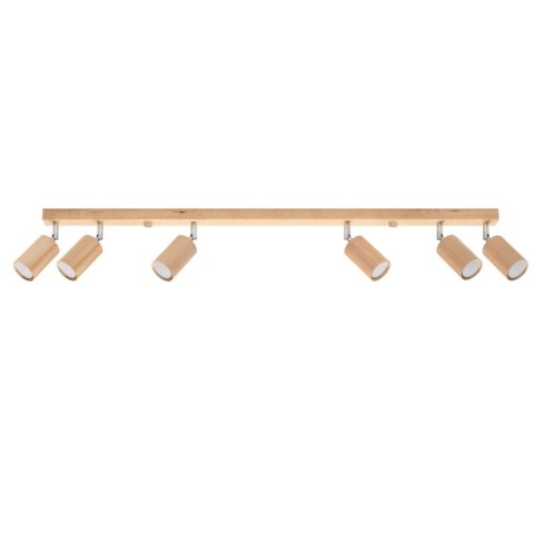 Plafon BERG 6 naturalne drewno Plafon BERG 6 naturalne drewno