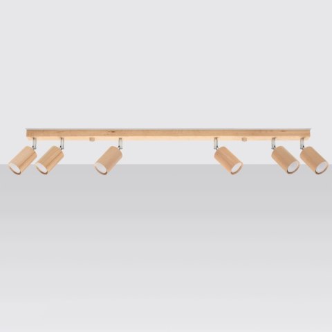 Plafon BERG 6 naturalne drewno Plafon BERG 6 naturalne drewno