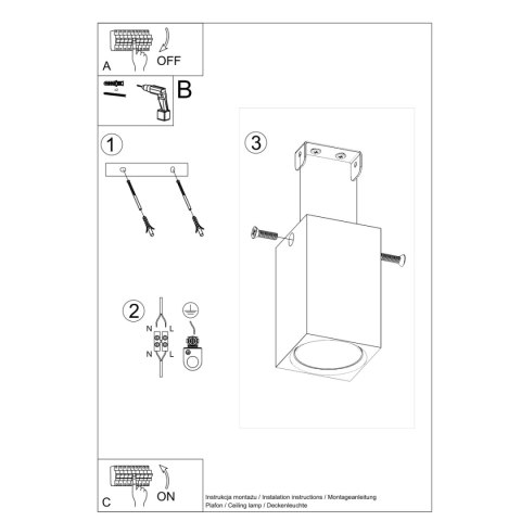 Plafon KEKE 10 dąb Plafon KEKE 10 dąb