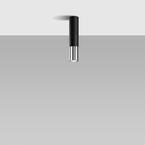 Plafon LOOPEZ czarny/chrom Plafon LOOPEZ czarny/chrom