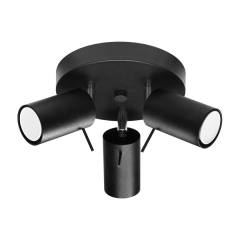 Plafon RING 3P czarny Plafon RING 3P czarny