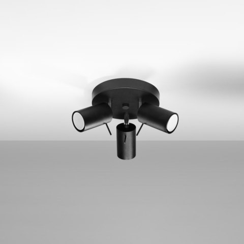 Plafon RING 3P czarny Plafon RING 3P czarny