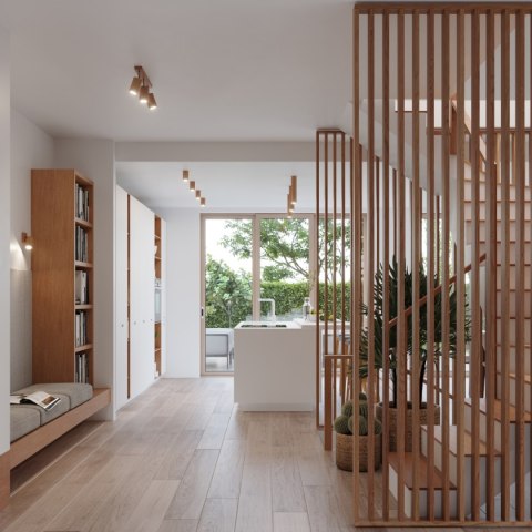 Plafon ZEKE 4 dąb Plafon ZEKE 4 dąb