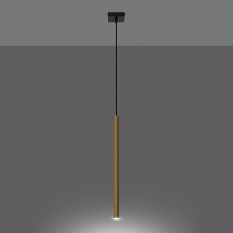 Lampa Wisząca PASTELO 1 złoty połysk Lampa Wisząca PASTELO 1 złoty połysk
