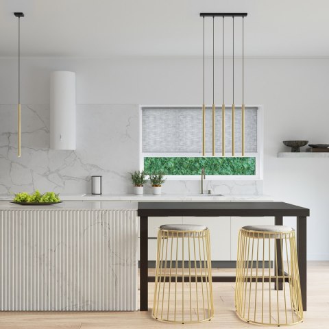 Lampa Wisząca PASTELO 5L złoty połysk Lampa Wisząca PASTELO 5L złoty połysk