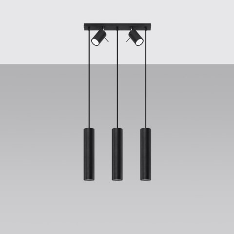 Lampa wisząca RING 3 czarny Lampa wisząca RING 3 czarny