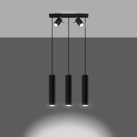 Lampa wisząca RING 3 czarny Lampa wisząca RING 3 czarny