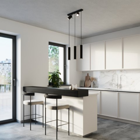 Lampa wisząca RING 3 czarny Lampa wisząca RING 3 czarny