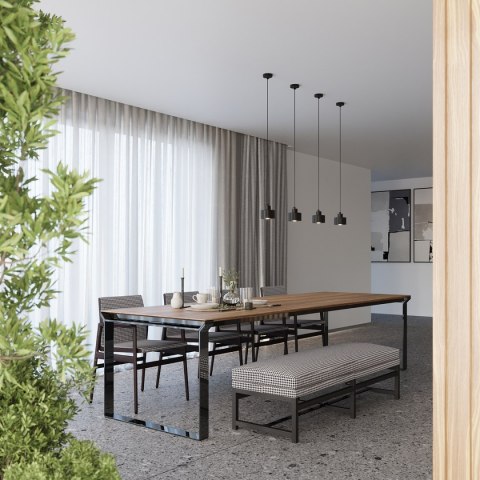 Lampa wisząca SAVAR 3 czarna Lampa wisząca SAVAR 3 czarna