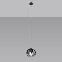 Lampa wisząca TULOS 1 czarna Lampa wisząca TULOS 1 czarna